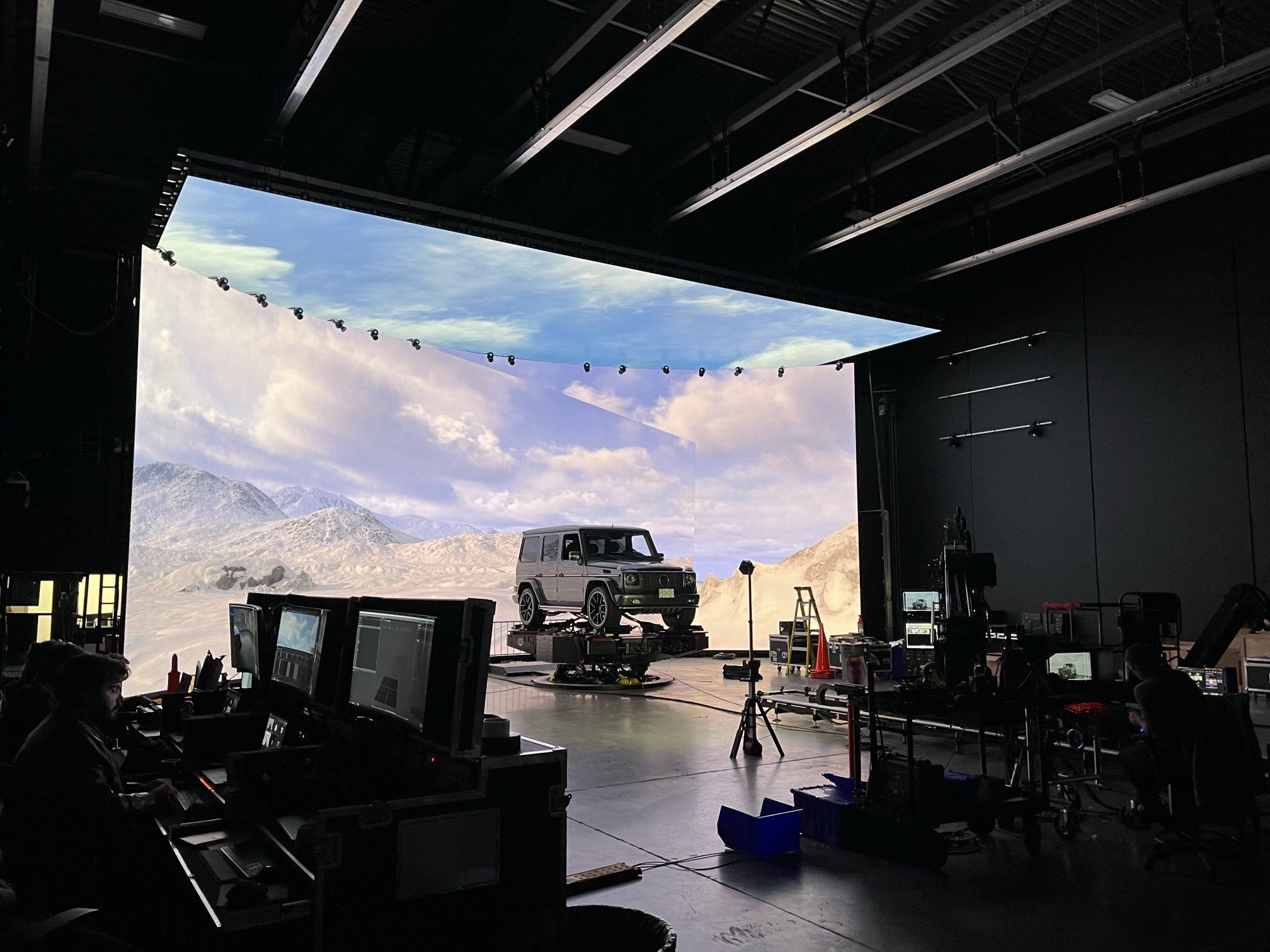 simulador de movimento para filmagem de carro